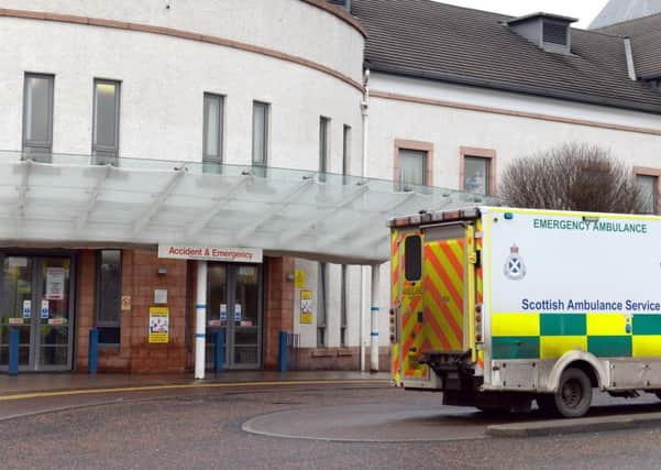 The Accident and Emergency Department at Wishaw General