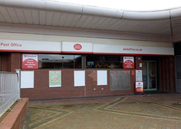 The post office in Brandon Parade, Motherwell, faces closure