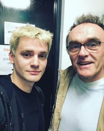 James with director Danny Boyle