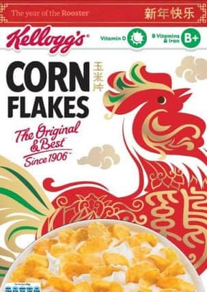 To celebrate this years Chinese New Year Kelloggs farm yard favourite Cornelius has undergone an oriental make-over appearing on a range of limited edition Kelloggs Corn Flakes packs.