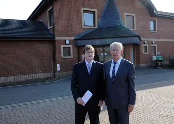 Bellshill Community Council members John Devlin, left, and Joe Gorman criticised the John Street service.