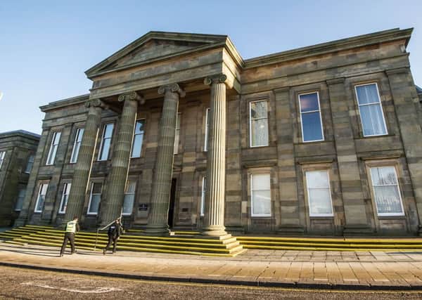 Robert MacDougall was given bail at Hamilton Sheriff Court after being charged with assaulting his partner, but ignored the sheriffs warning to keep away from the woman ahead of his trial.