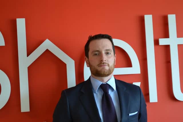 Adam Lang, head of communications and policy at Shelter Scotland.