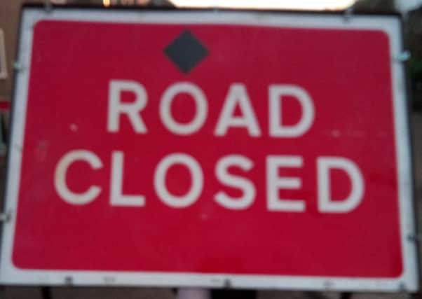 Road will be closed