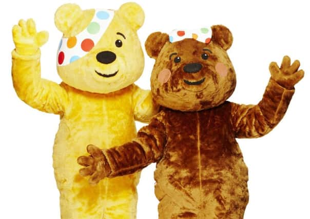 Children in Need's  Pudsey and Blush backed project