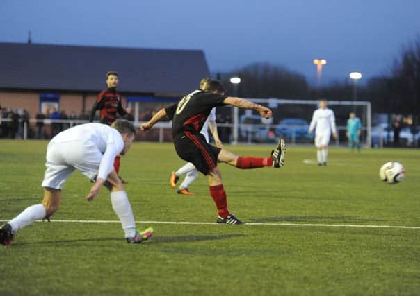 Shaun Fraser nets Rob Roy's opener