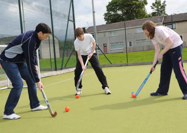 Hockey will be one of the sporting activities on offer to youngsters at Uddingston