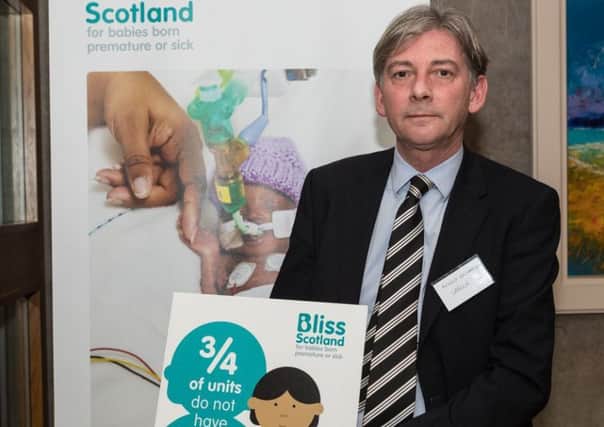 Central Scotland list MSP Richard Leonard highlights the Bliss Scotland baby report 2017