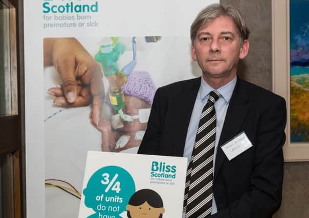 Central Scotland list MSP Richard Leobnard highlight Bliss Scotland baby report 2017