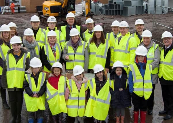 Thomas Muir Primary School topping out ceremony.