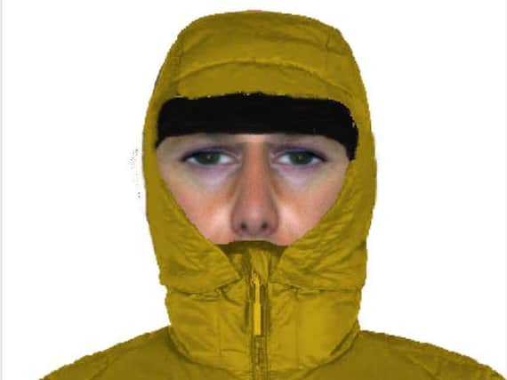E-fit of man the police want to find.
