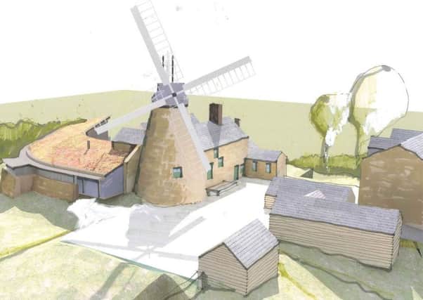 Artist's impression of how the ruined High Mill could look.