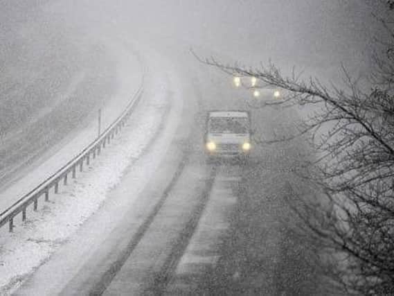 A yellow warning for snow is in place for much of Scotland