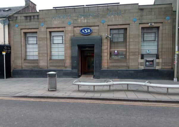 The Bellshill branch of Airdrie Savings Bank will close in April