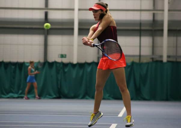 Maia Lumsden (pic courtesy of Tennis Scotland)