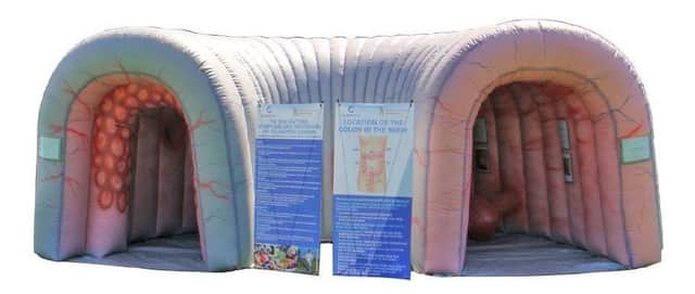Fancy a wander through a giant inflatable bowel? Well now you can!