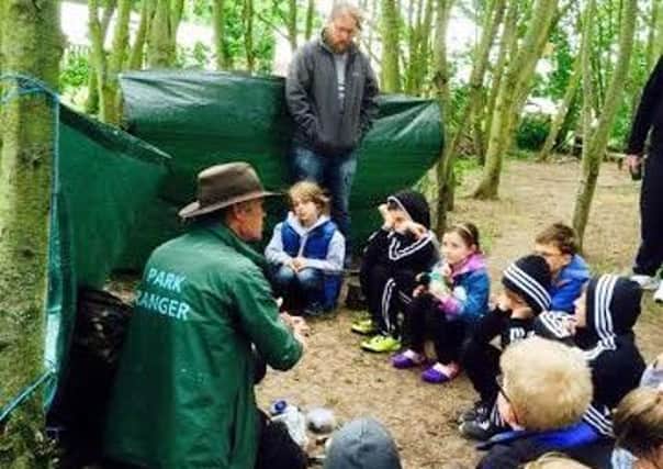 Children will be able to learn some bushcraft skills on Saturday.