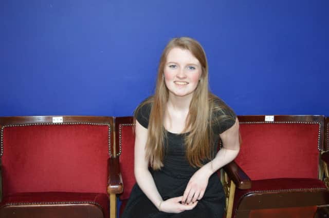 Young actor Lisa Howley from Lanark
