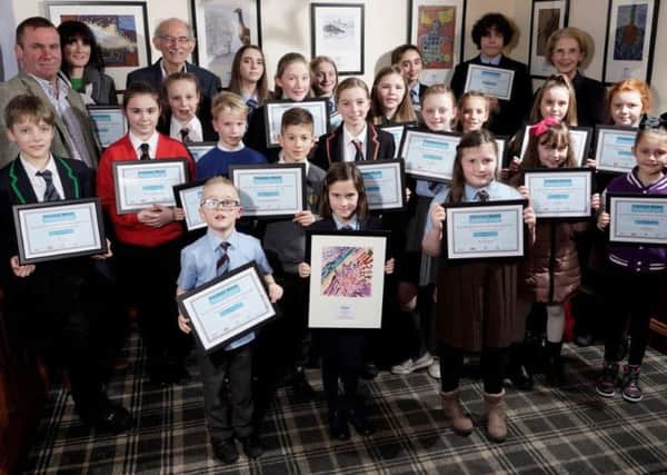 Certificates were presented to finalists at a special ceremony in East Dunbartonshire.