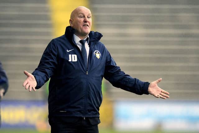 Morton manager Jim Duffy is the latest bookies' favourite to become the next Motherwell manager (Pic by Michael Gillen)