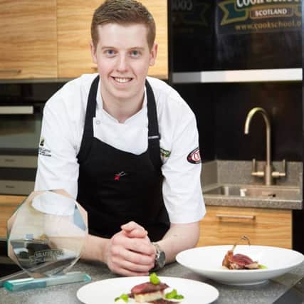 Steven Walker, named as Scotland's game chef of the year.