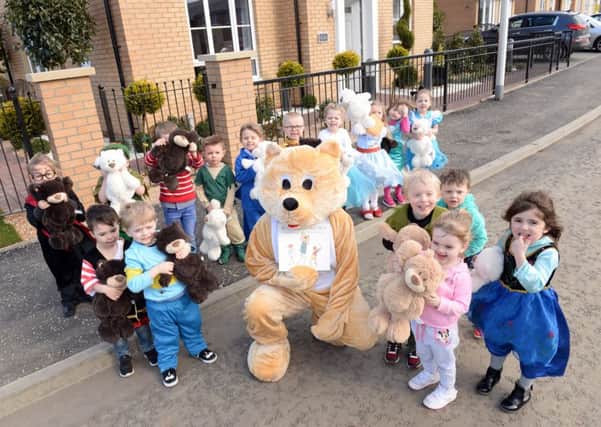 Children from Firtrees Nursery enjoyed a successful bear hunt at Craig Brae. Pic: Alan Watson.