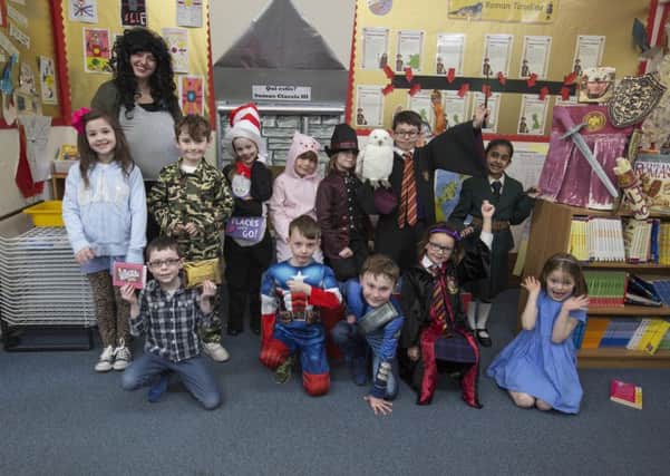 Glasgow Academy
 Milngavie kids dressed up for World Book Day.