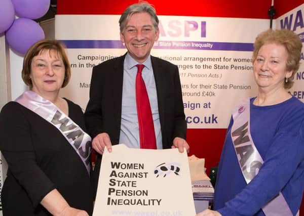 Central Scotland list MSP Richard Leonard is backing the WASPI cause. Pic: Gus Campbell