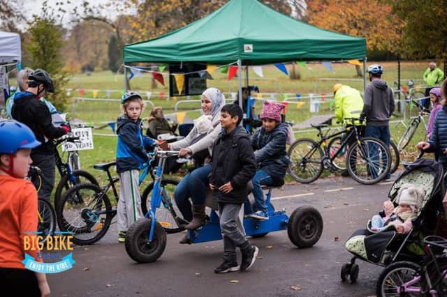 Wonky bike fun is on offer for those brave enough to try it!