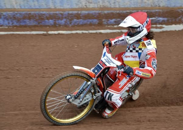 Richard Lawson of Glasgow Tigers will be taking part in Sunday's meeting at Ashfield. (pic by Ian Adam)