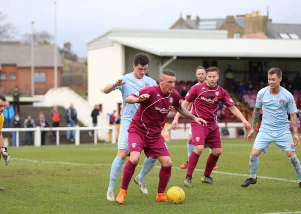 Clyde went down to another defeat at Arbroath on Saturday (pic by Graham H Black)