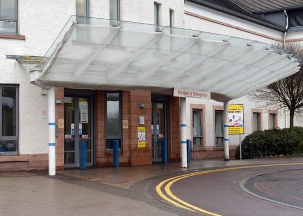 Woman is said to have turned violent at Wishaw General