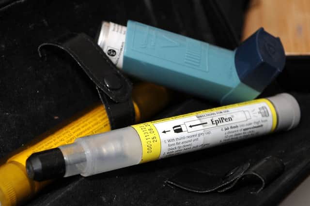 Severe food allergy sufferers carry an epipen in case of an adverse reaction.