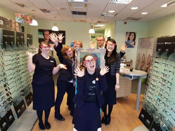 Specsavers staff get into the spirit of Comic Relief