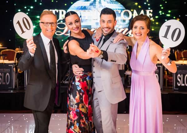 Giovanni Pernice wowed fans when he took to the dance floor at Glasgow Hilton with dance partner Luba Mushtuk. Pic: Nick Ponty