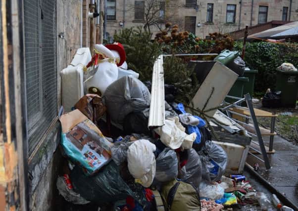 Some Govanhill landlords have been blamed for overcrowding  leading to flytipping.