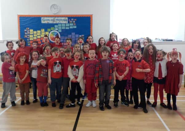 Red Nose Day at Leadhills Primary