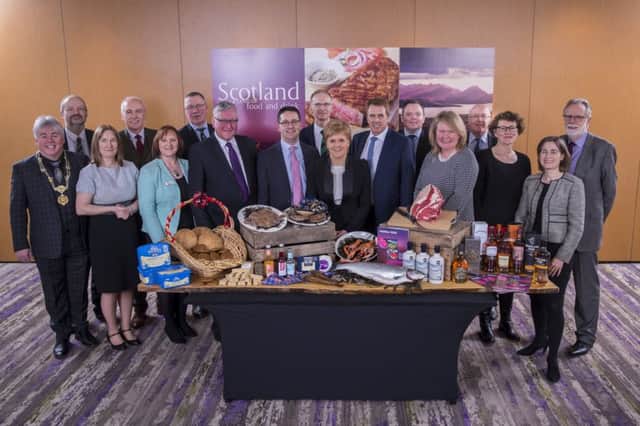 The First Minister made the announcement at Scotland Food and Drinks 10th annual conference in Glasgow.