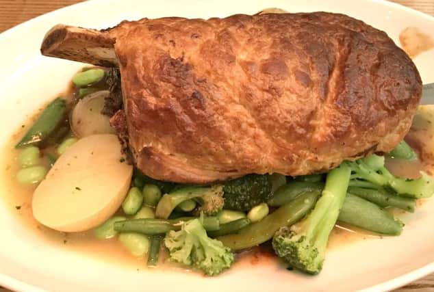 The Beef Rib Wellington hit all the right spots.