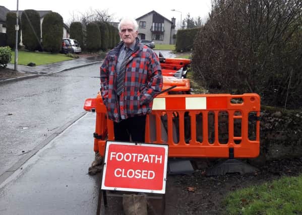 Cumbernauld North councillor Barry McCulloch at Drove Hill in Balloch