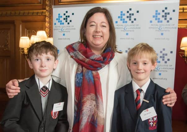 Kirsten Oswald MP with Voice Box 2017 Joke Competition winners