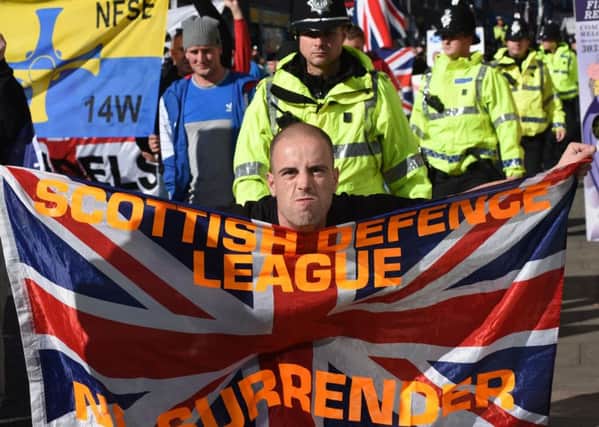 The Scottish Defence League is planning to march in Wishaw tomorrow