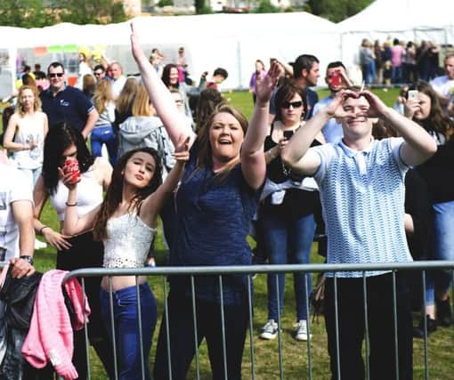 Revellers at the event last year