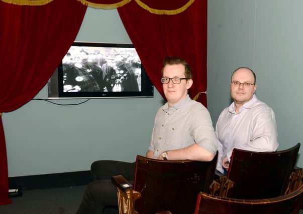 Pull up a pew...at the cinema with Michael and Barrie and discover how life continued in Lanarkshire during the war and was later commemorated by locals. (Pic Alan Watson)
