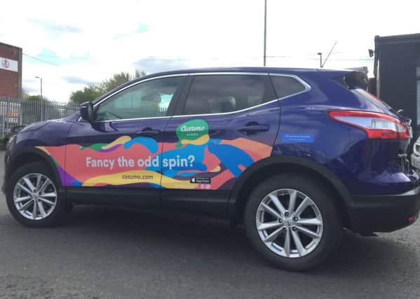 Would you be prepared to use your car as a mobile advertising space?
