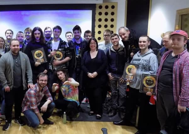 Students and musicians collaborated to create four music videos in just four days at New College Lanarkshires Cumbernauld campus