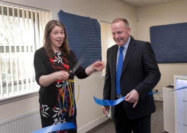 Revive MS centre, official opening by The Minister for Public Health, Aileen Campbell, MSP