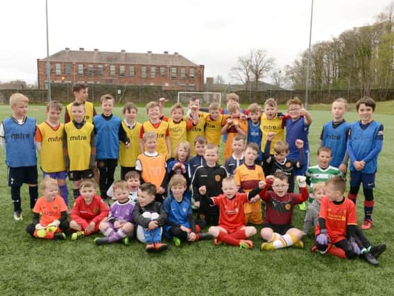 There was an impressive turnout for Easter Camp at Fir Park Astro (Pic by Alan Watson)