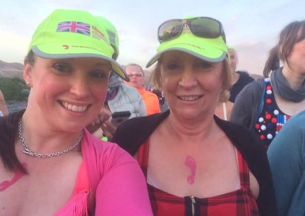 Mother and daughter aim to walk double the distance.