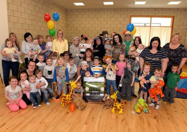 Motherwell and District Childminding Group at their Safari Party, they meet in the Daisy Park Centre every Monday and Wednesday. Pic: Alan Watson